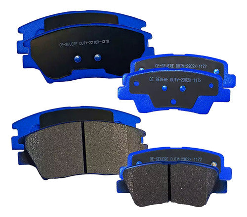 Kit Pastillas Delanteras + Traseras Freno Ssangyong Xlv 2019 2024