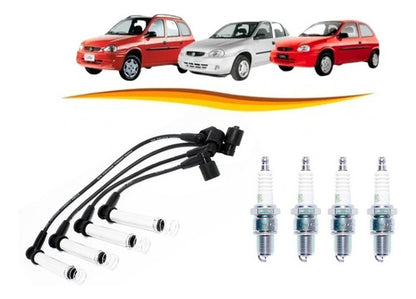 Kit Encendido Corsa 1.6 2000 2010 Cables + Bujias