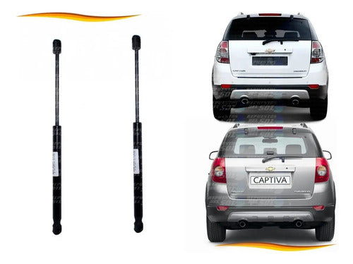 Amortiguador Portalon Chevrolet Captiva 2007 2016 Par