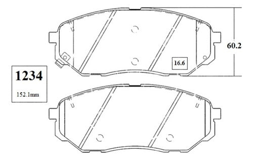 Pastilla Freno Delantero Kia Sorento 2.2 2016