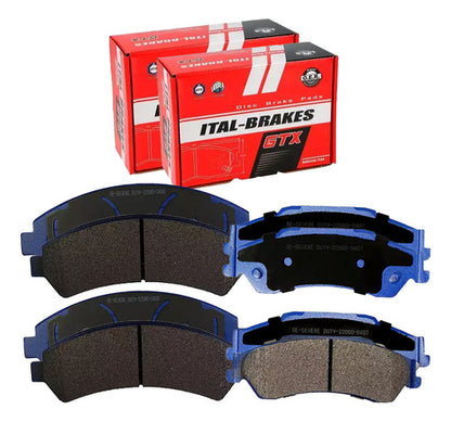 Kit Pastillas Delanteras + Traseras Freno Gtx Chevrolet Blazer 2000 2006