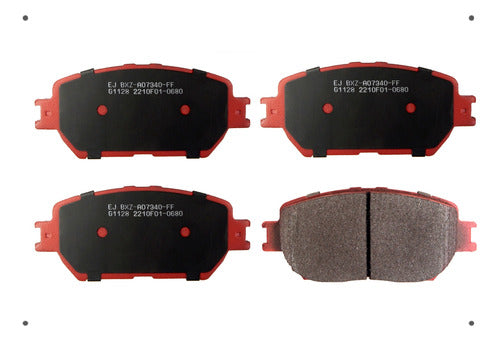 Pastilla Freno Ital Brakes Delantero Toyota Camry 2002 2006
