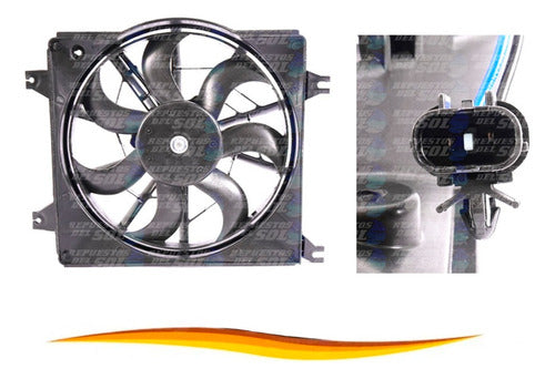 Electroventilador Hyundai Accent 1.3 1998 2001