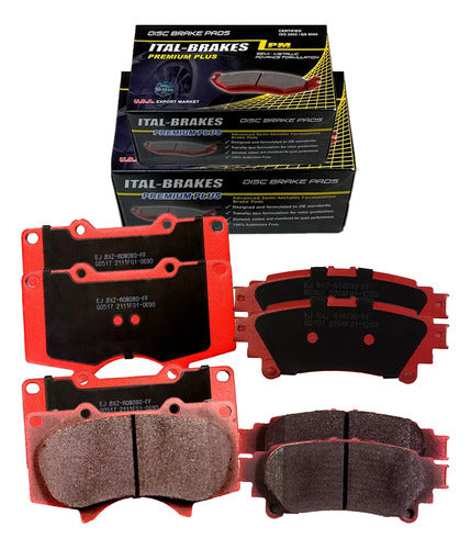 Kit Pastilla Freno Toyota Hilux 2024 Delanteras + Traseras