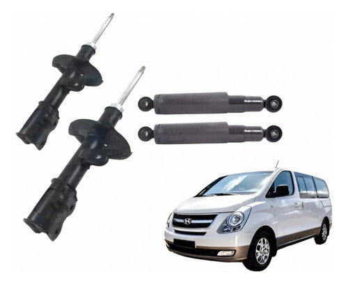Par Amortiguador Delantero + Par Trasero Hyundai H1 2011 2020