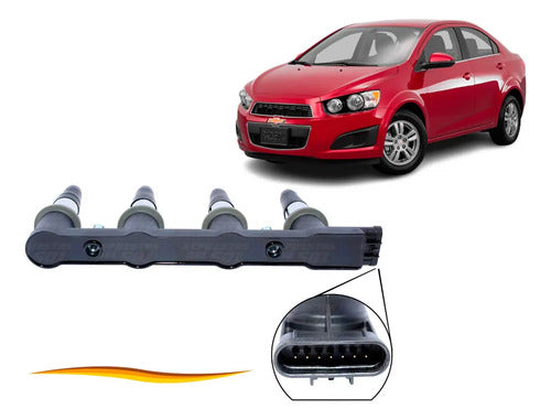 Bobina Chevrolet Sonic Sedan 2012 2016 (1er Diseño)