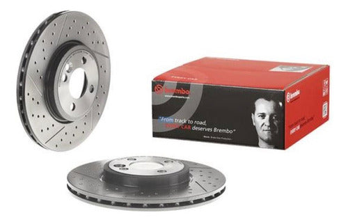 Par Disco Freno Delantero Brembo Peugeot Partner I 2004 2008