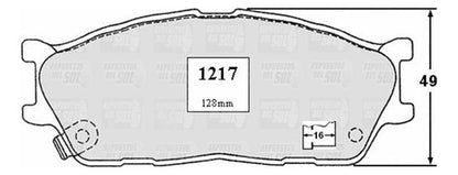Pastilla Freno Delantero Kia Rio Ii 1.5 2003 2006