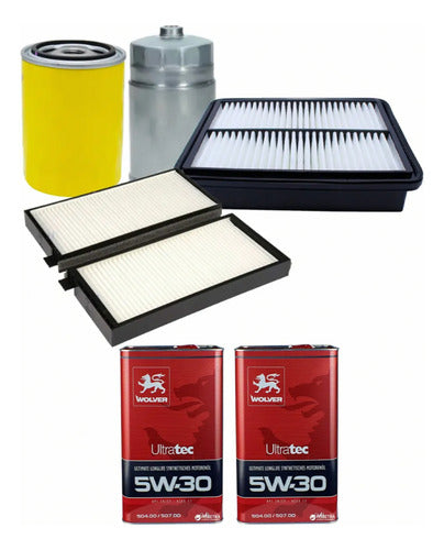 Kit Filtro Hyundai H350 2018 2024 + Aceite 8 Lts