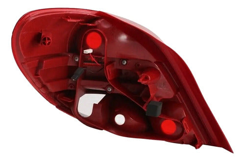 Farol Trasero Peugeot 207 Trendy 2010 2012 Izquierdo Rojo