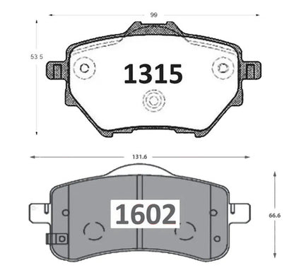 Kit Pastillas Delanteras + Traseras Freno Ford Territory 2020 2024