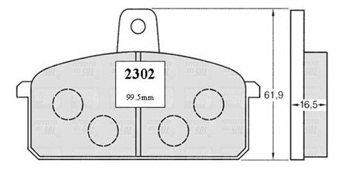 Pastilla Freno Delantero Suzuki Vitara 1.6 2001 2002