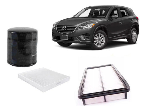 Kit Filtro Mazda Cx5 2.5 2013 2021 Aceite Aire Polen