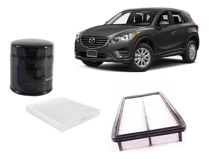 Kit Filtro Mazda Cx5 2.5 2013 2021 Aceite Aire Polen