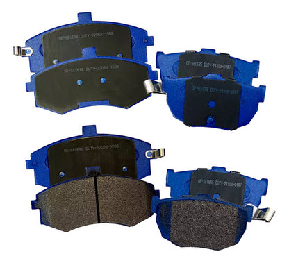Kit Pastillas Delanteras + Traseras Freno Gtx Jac B-class 2013 2015