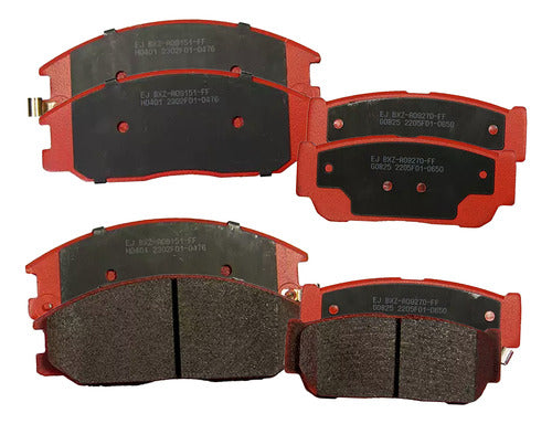 Kit Pastillas Delanteras + Traseras Freno Ssangyong Stavic 2004 2021