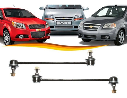 Bieleta Delantero Ambos lados Chevrolet Aveo 1.4 L95 2008 2016 Par