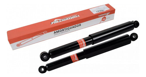 Par Amortiguador Mitsubishi L200 2.5 2007 2013 Delantero + Traseros