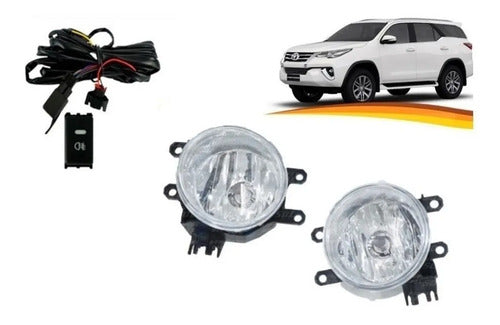 Neblineros Toyota Fortuner 2017 / Adelante Kit Completo
