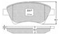 Pastilla Freno Delantero Renault Scenic Ii 1.6 2003