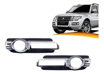 Bisel Neblinero Mitsubishi Montero 2016 2017 Par