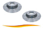 Par Disco Freno Delantero Solido Renault Sandero 2009 2013