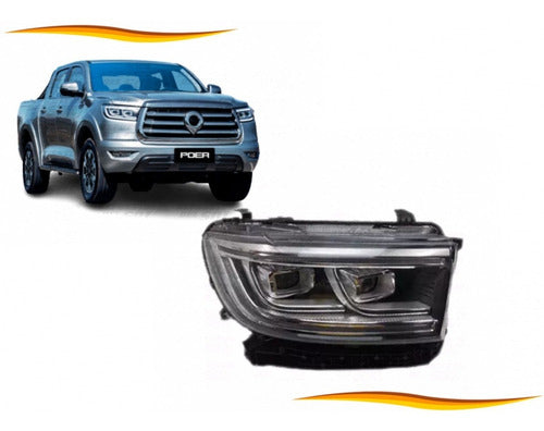 Optico Led Izquierdo Great Wall Poer Plus 2021 2023