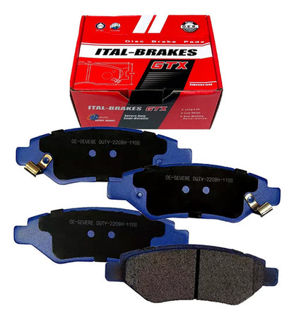 Kit Pastillas Delanteras + Traseras Freno Gtx Chevrolet Camaro 2010 2020