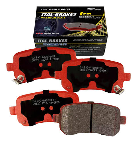 Kit Pastillas Delanteras + Traseras Freno Chrysler Town & Country 2008 2015