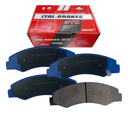 Kit Pastillas Delanteras + Traseras Freno Gtx Foton Ft500 2016 2022