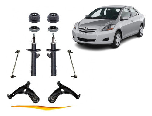 Amortiguador Bandeja Bieleta Toyota Yaris 2006 2013