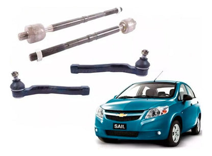 Brazo Axial Chevrolet Sail 2011 2015 + Terminales Kit X 4