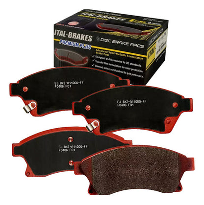 Kit Pastillas Delanteras + Traseras Freno Chevrolet Cruze 2009 2017