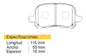 Pastilla Freno Delantero Toyota Corolla Spacio 1.6 1998 2001