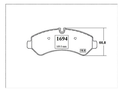 Pastilla Freno Trasero Mercedes Sprinter 515 2018