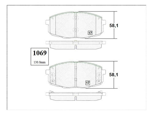 Pastilla Freno Delantero Kia Soul 1.6 2016