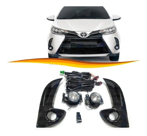 Neblineros Toyota Yaris 2021 / Adelante Kit Completo