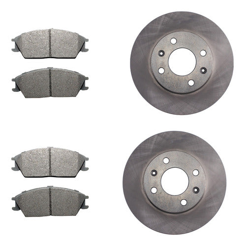 Discos Con Pastilla Freno Hyundai Getz 2002 2011