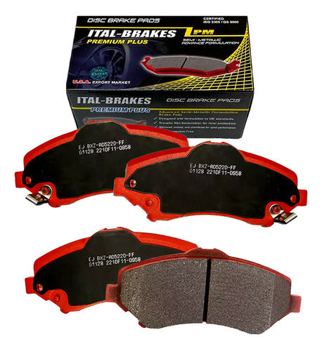 Kit Pastillas Delanteras + Traseras Freno Dodge Caravan 2008 2010