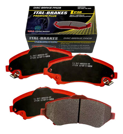 Kit Pastillas Delanteras + Traseras Freno Dodge Caravan 2008 2010