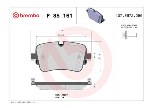Discos Freno Con Pastilla Brembo Audi E-tron 2024 2024
