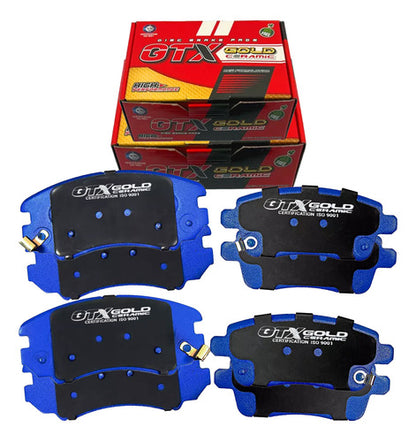 Kit Pastillas Delanteras + Traseras Freno Gtx Gold Exeed Lx 2023 2024