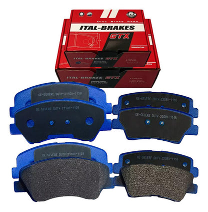 Kit Pastillas Delanteras + Traseras Freno Gtx Geely X7 2019 2021