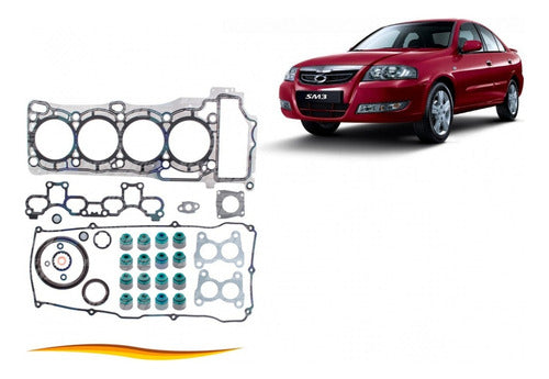 Kit Empaquetadura Motor Samsung Sm3 1.6 2005-2014 Qg16