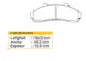 Pastilla Freno Delantera Mazda B2500 2.5 Wl 1999 2000