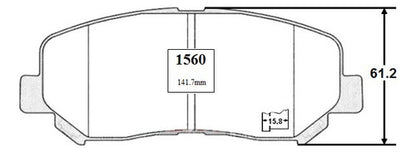 Pastilla Freno Delantero Mazda Cx5 2.0 2012 2015