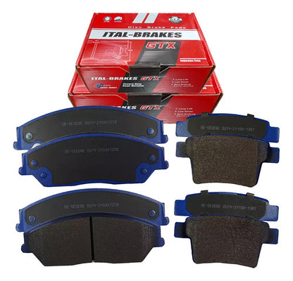 Kit Pastillas Delanteras + Traseras Freno Gtx Geely Ex7 2013 2016