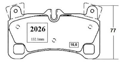 Pastilla Freno Trasero Volkswagen Touareg 2.0 2004 2010
