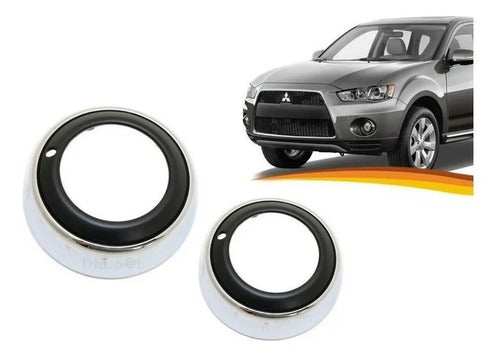 Bisel Neblinero Mitsubishi Outlander K2 2011 2013 Par