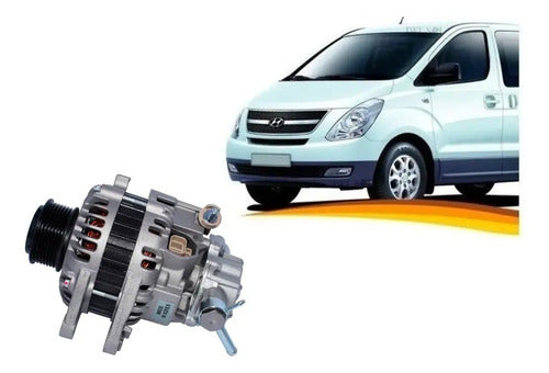 Alternador Hyundai H1 2.5 2011 / 2014 D4cb 110 Amp 7pk